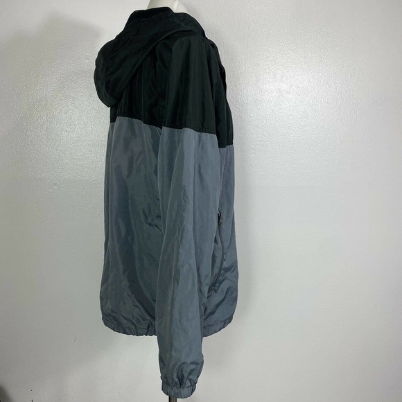 Mens Disney Parks Disneyland 1955 Black Gray Full Zip Up Windbreaker Size S - Picture 4 of 10